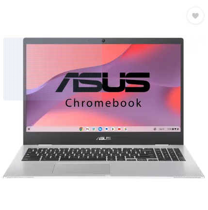 ASUS Chromebook Intel Celeron Dual Core N4500 - (4 GB/64 GB EMMC Storage/Chrome OS) CX1500CKA-NJ0393 Chromebook  (15.6 Inch, Transparent Silver, 1.80 Kg)
